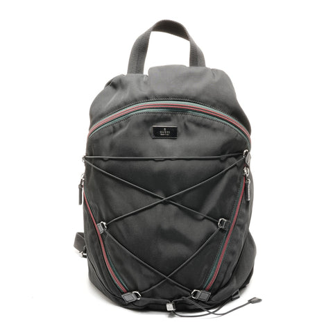 GUCCI Nylon Backpack Daypack black WS24718