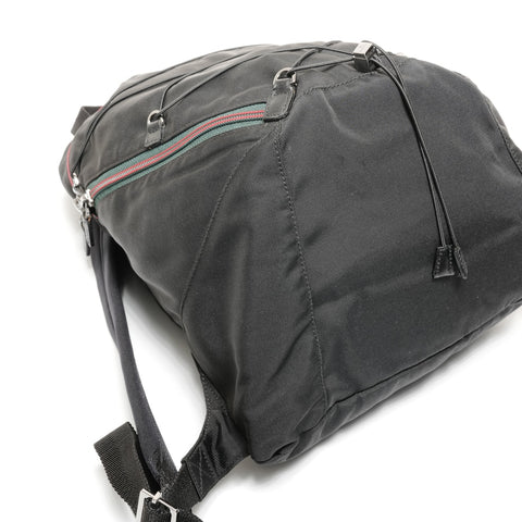 GUCCI Nylon Backpack Daypack black WS24718