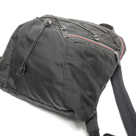 GUCCI Nylon Backpack Daypack black WS24718
