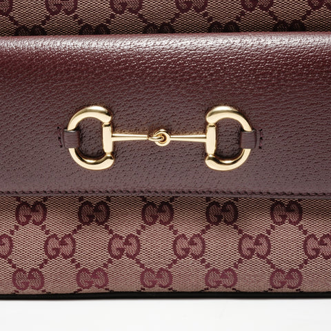 GUCCI GG Canvas Horsebit Camera Bag, Small Shoulder Bag Red WS24720