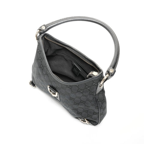 GUCCI GG canvas abby one belt Shoulder Bag black WS24721