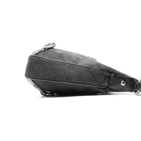 GUCCI GG canvas abby one belt Shoulder Bag black WS24721