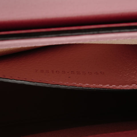 GUCCI GG Supreme Mini Padlock Shoulder Bag pink WS24722