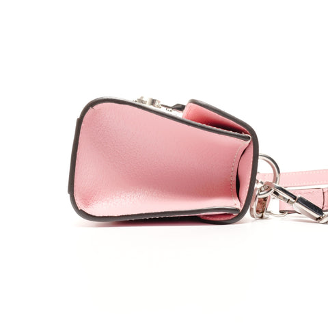 GUCCI GG Supreme Mini Padlock Shoulder Bag pink WS24722