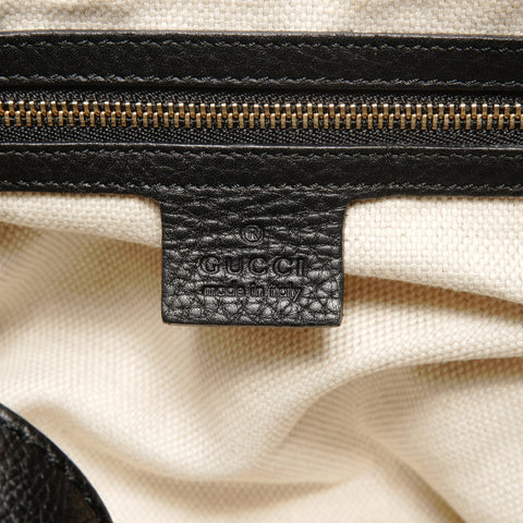 GUCCI Leather Soho Shoulder Bag black WS24723