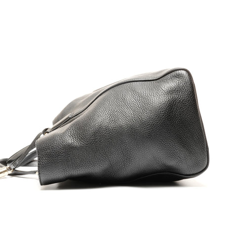 GUCCI Leather Soho Shoulder Bag black WS24723