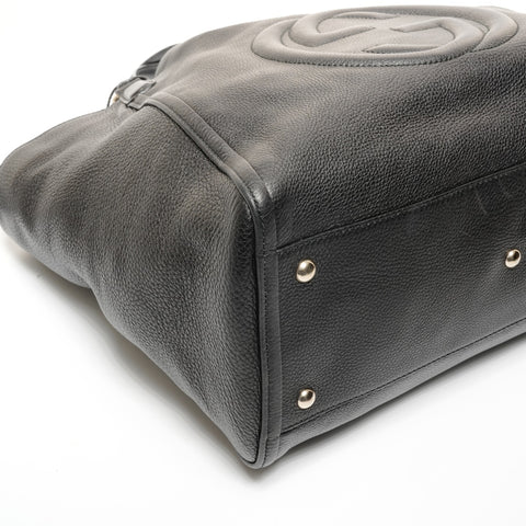 GUCCI Leather Soho Shoulder Bag black WS24723