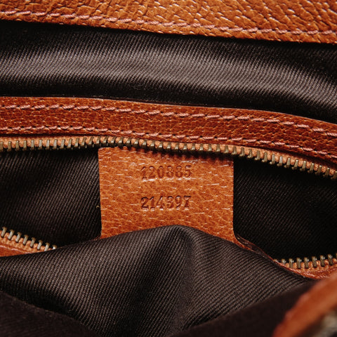 GUCCI GG Canvas New Jackie Shoulder Bag Brown WS24725