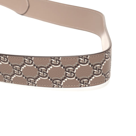 GUCCI GG Shadow Leather Mini Bucket Shoulder Bag beige WS24726