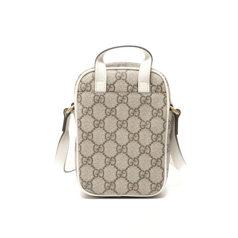 GUCCI GG Supreme Ophidia Mini Shoulder Bag beige WS24728