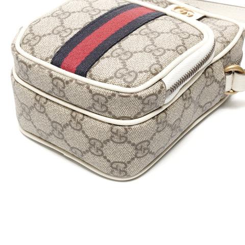 GUCCI GG Supreme Ophidia Mini Shoulder Bag beige WS24728