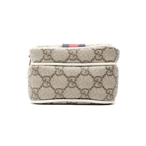 GUCCI GG Supreme Ophidia Mini Shoulder Bag beige WS24728