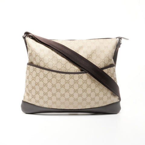 GUCCI GG canvas Shoulder Bag beige WS24729