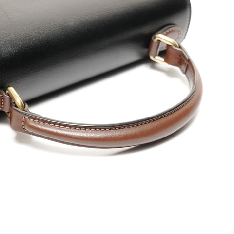 GUCCI Top Handle 2-Way GG Supreme Handbag Brown WS24731