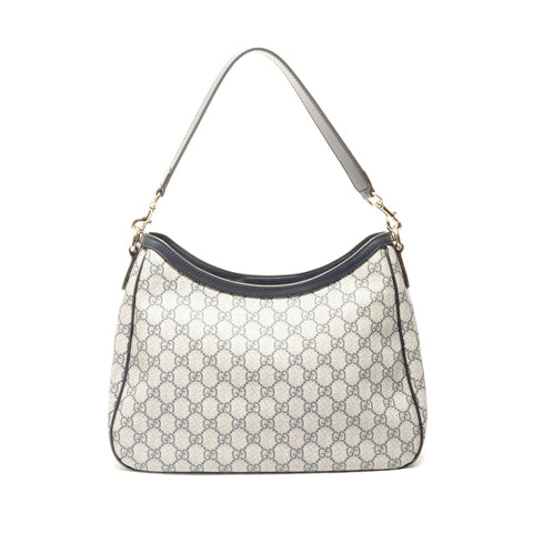 GUCCI GG Supreme Sherry PVC one belt Shoulder Bag Navy WS24736