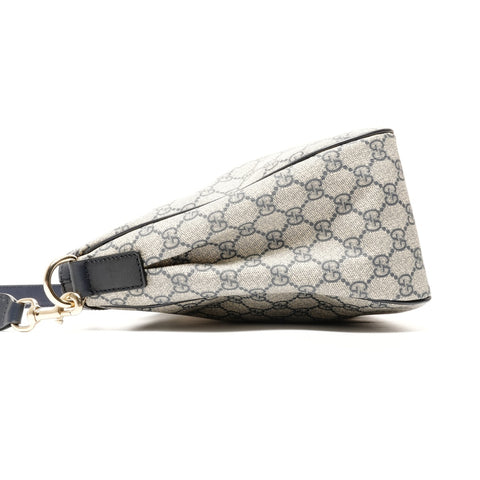 GUCCI GG Supreme Sherry PVC one belt Shoulder Bag Navy WS24736