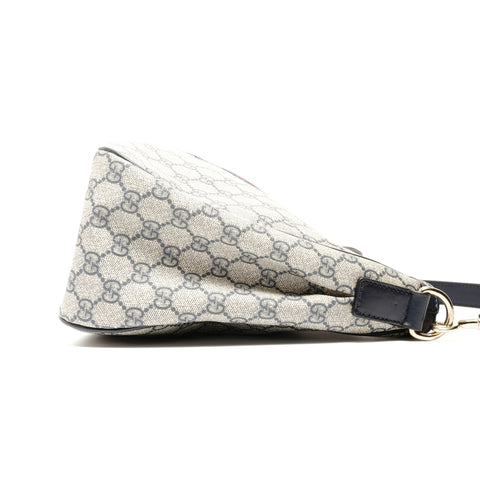 GUCCI GG Supreme Sherry PVC one belt Shoulder Bag Navy WS24736