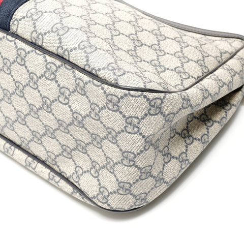 GUCCI GG Supreme Sherry PVC one belt Shoulder Bag Navy WS24736