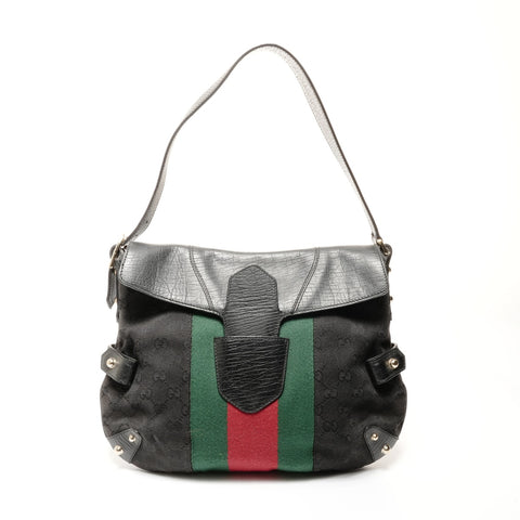 GUCCI GG Canvas One Belt Umhängetasche schwarz WS24740
