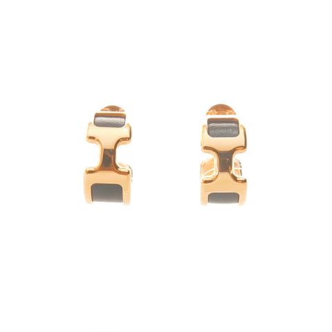 HERMES Olympus PM Black Pierce gold WS24747