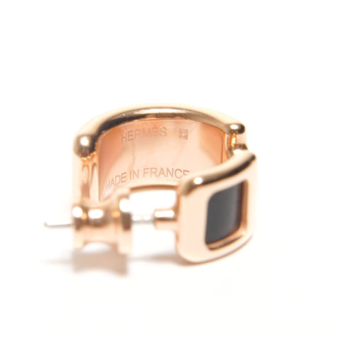 HERMES Olympus PM Black Pierce gold WS24747