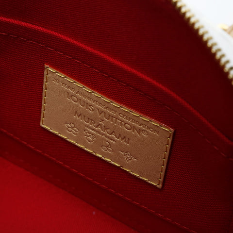 LOUIS VUITTON LV x TM Alma BB Takashi Murakami Monogram Cherry Handbag white WS24752