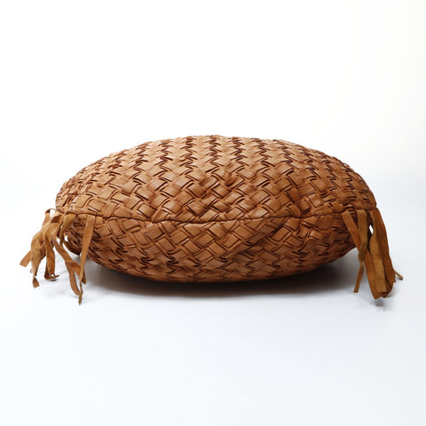 Miu Miu INTRECCIATO 2way Leather Shoulder Bag Brown WS24753