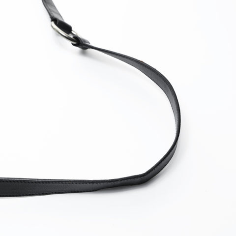 YVES SAINT LAURENT Leather 2way Mombasa Handbag black WS24758