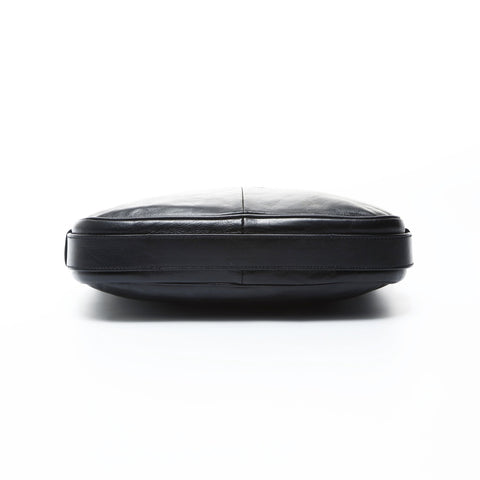 YVES SAINT LAURENT Leather 2way Mombasa Handbag black WS24758