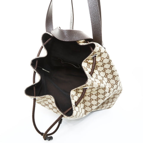 GUCCI GG canvas Backpack  Daypack Brown WS24760