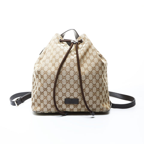 GUCCI GG canvas Backpack Daypack Brown WS24760