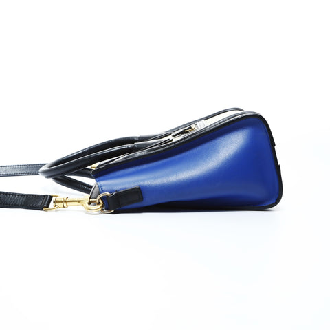 CELINE Nano Luggage Leather 2-way Tricolor Handbag multicolor WS24765