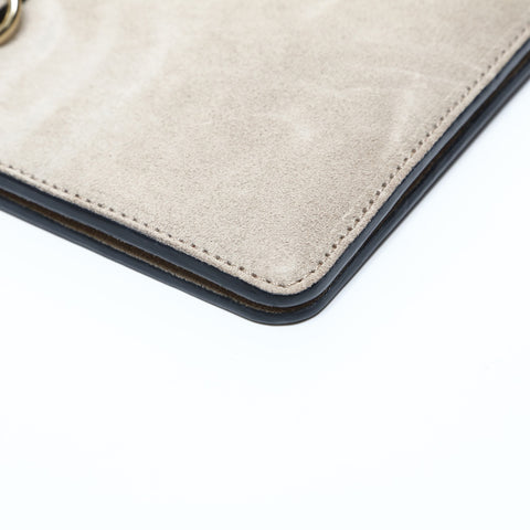 Chloe Jane Fringe Leather Suede Shoulder Bag beige WS24766