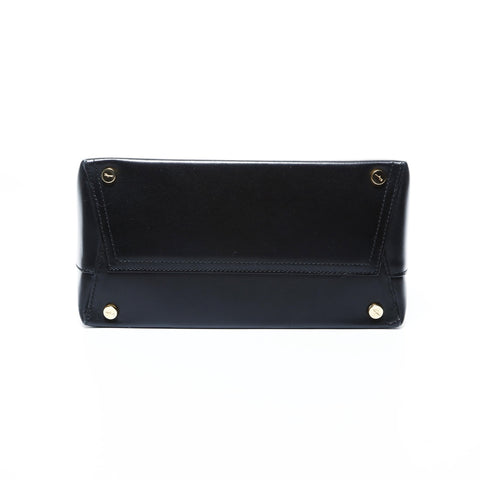 Salvatore Ferragamo Leather Vara One Belt Bucket Shoulder Bag black WS24769