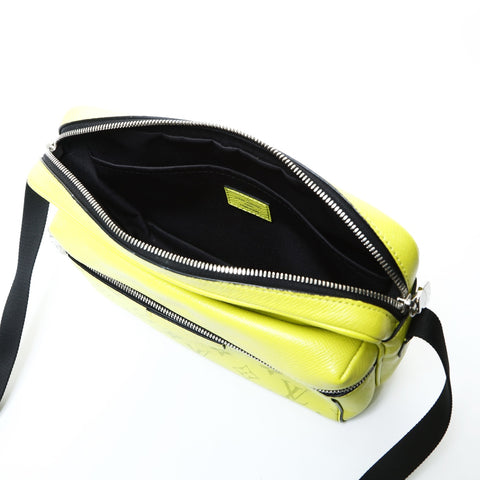 LOUIS VUITTON 2019 Taigarama Outdoor Messenger PM Shoulder Bag yellow WS24770