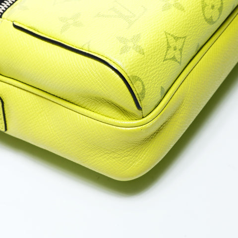 LOUIS VUITTON 2019 Taigarama Outdoor Messenger PM Shoulder Bag yellow WS24770