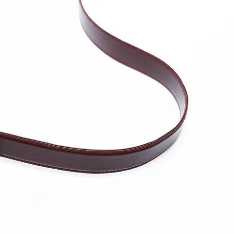 CARTIER Must Do Leather Shoulder Bag Red WS24771