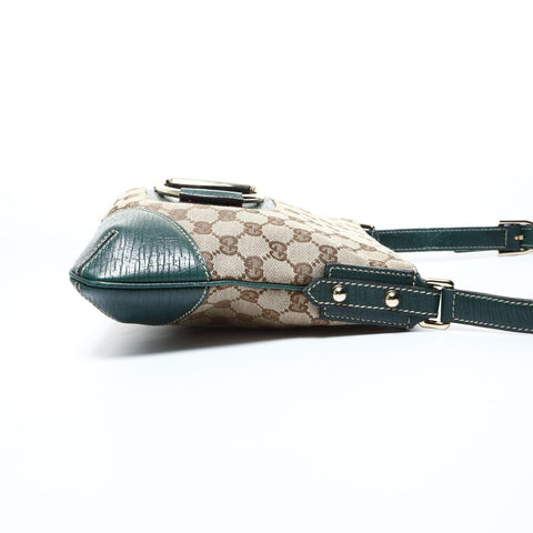 GUCCI GG canvas horsebit Shoulder Bag beige WS24772