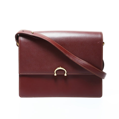 CARTIER must do Shoulder Bag Red WS24774