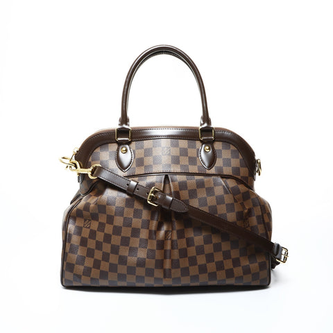 LOUIS VUITTON 2011 Damier Trevi GM Handbag Brown WS24776