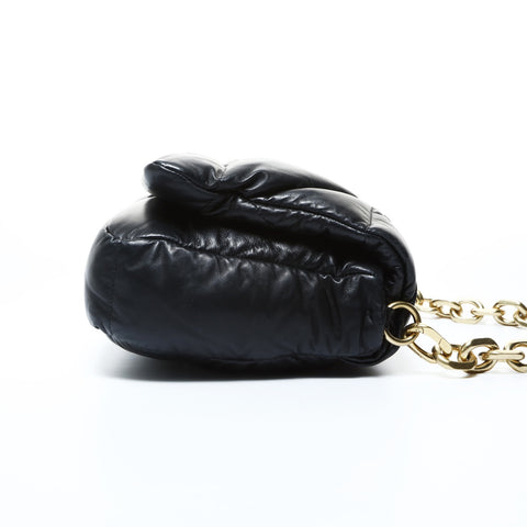 PRADA Logo Padded Nappa 2way Shoulder Bag black WS24777