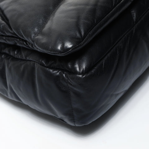 PRADA Logo Padded Nappa 2way Shoulder Bag black WS24777