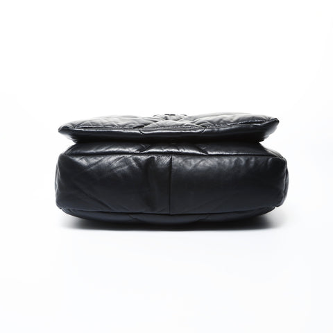 PRADA Logo Padded Nappa 2way Shoulder Bag black WS24777