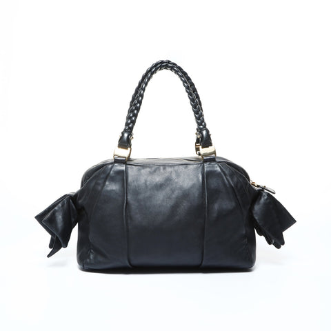 Salvatore Ferragamo ribbon Shoulder Bag black WS24778