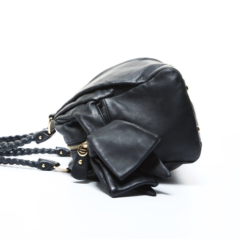 Salvatore Ferragamo ribbon Shoulder Bag black WS24778