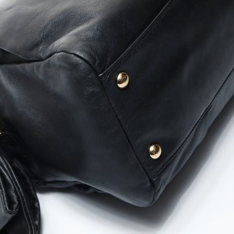 Salvatore Ferragamo ribbon Shoulder Bag black WS24778