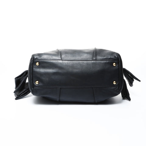 Salvatore Ferragamo ribbon Shoulder Bag black WS24778