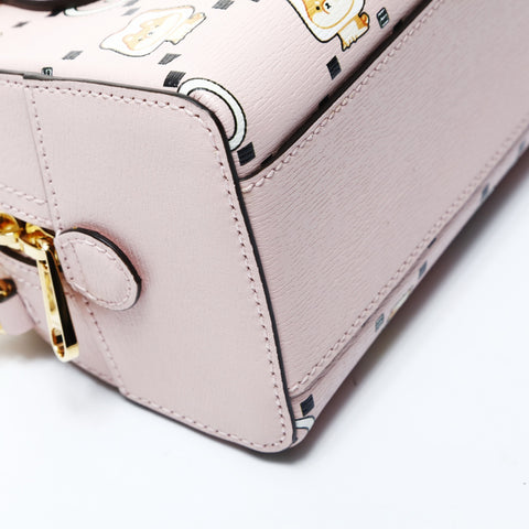 GUCCI Animal logo 2way Handbag pink WS24779