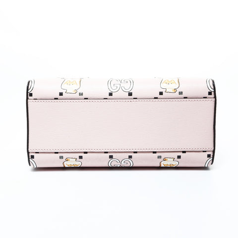 GUCCI Animal logo 2way Handbag pink WS24779