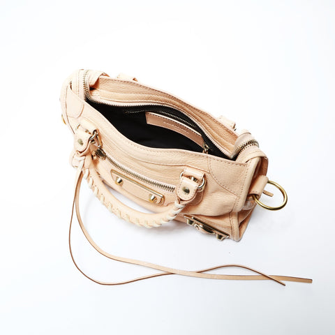 BALENCIAGA Mini City 2way Handbag pink WS24782